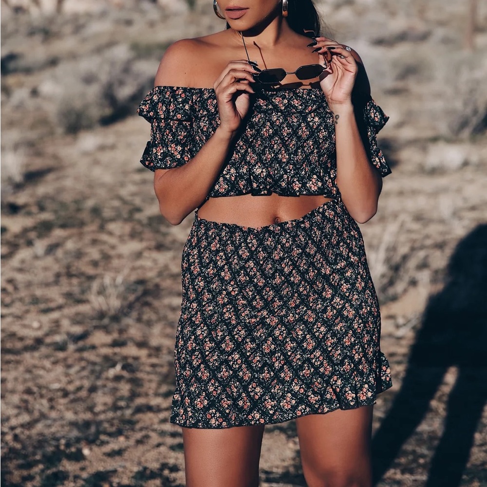 Floral Smock Set